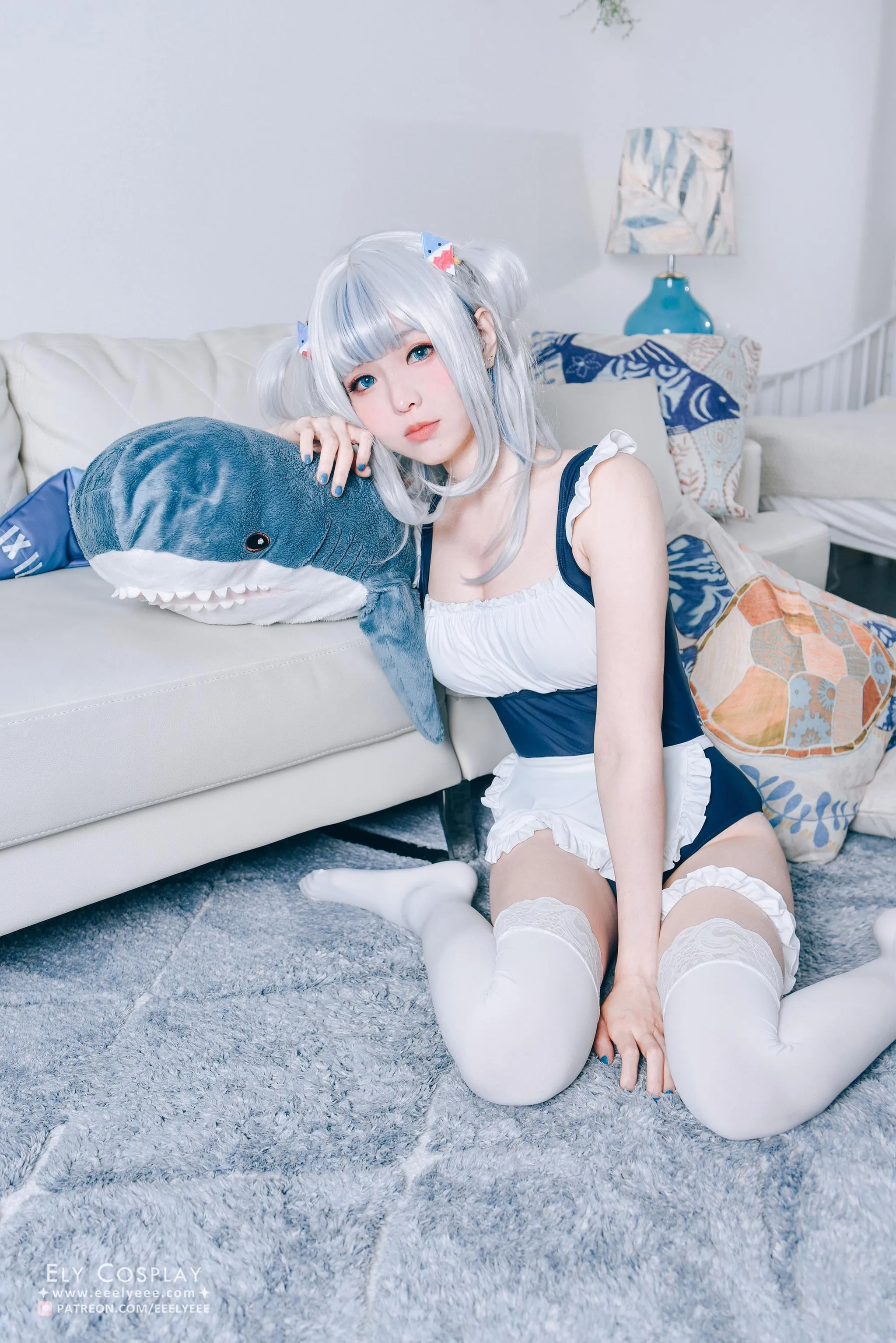 ElyEE子 – NO.71 噶呜·古拉小鲨鲨 泳装 [19P]插图8
